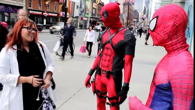SPIDER-MAN meets DEADPOOL | Superheroes | Spiderman | Superman | Frozen Elsa | Joker