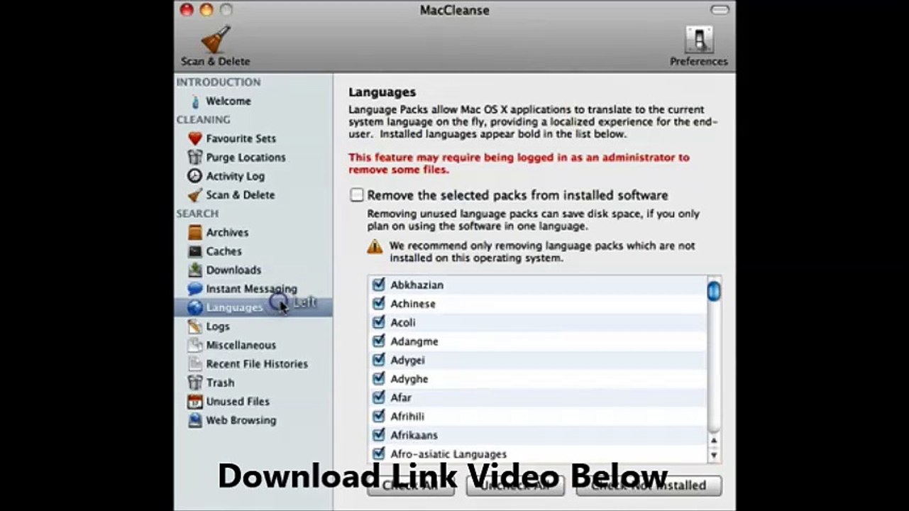 MacCleanse 6.0.6 + Full Version [Mac OS X]
