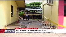 Polisi Olah TKP Pascaledakan Bom di Mapolsek Bontoala, Makassar