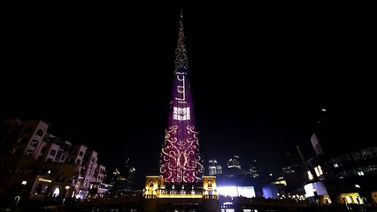 Burj Khalifa LED Guinness World Record 2018 lighting show |New Year’s Eve 2018 | Dubai
