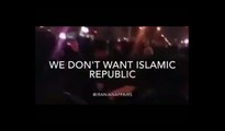 'İslam devleti istemiyoruz' sloganları atıldı