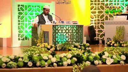 Blind malayali student represent holy quran competition held in dubai