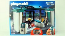 Playmobil Bank with safe and ATM machine 5177 - Thief bank robbery Playmobil toys