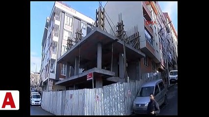 Beton pompasının döktüğü çimento evin duvarını yıktı, baba ve oğlu enkazın altında kaldı