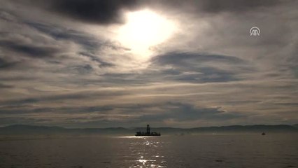 Türkiye'nin İlk Sondaj Gemisi" İzmit Körfezi'nde