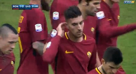 Lorenzo Pellegrini  Goal HD - AS Roma 1-0 Sassuolo 30.12.2017 HD
