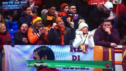 Lorenzo Pellegrini Goal - AS Roma vs Sassuolo 1-0  30.12.2017 (HD)