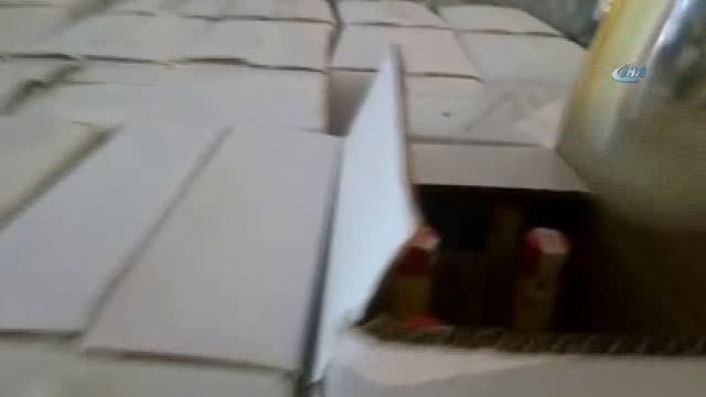 Polisten Yılbaşı Öncesi Sahte İçki Baskını... 9 Bin 293 Şişe Sahte İçki ve Üretim Yapılan...