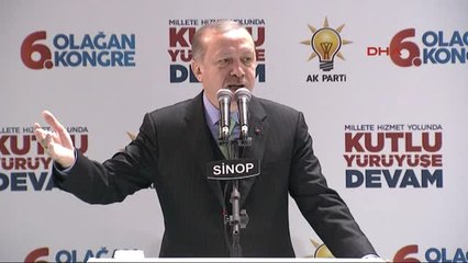 Sinop-Cumhurbaşkanı Erdoğan AK Parti İl Kongresi'nde Konuştu