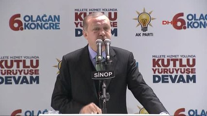 Sinop-Cumhurbaşkanı Erdoğan Sinop'ta Halka Seslendi