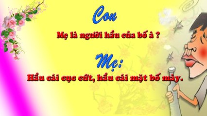 Đoạn hội thoại ngộ nghỉnh của bé với mẹ khi bố say