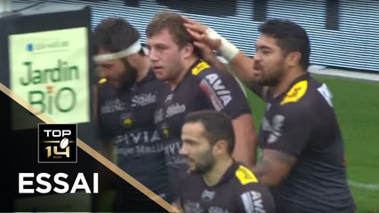 TOP 14 - Essai Pierre BOURGARIT (SR) - La Rochelle - Agen - J14 - Saison 2017/2018