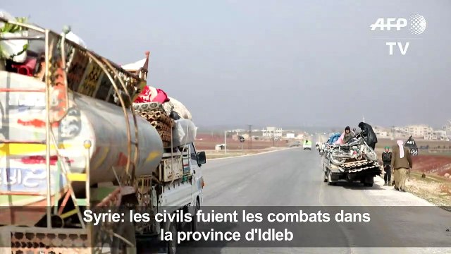 Syrie: les civils fuient les combats dans la province d'Idleb