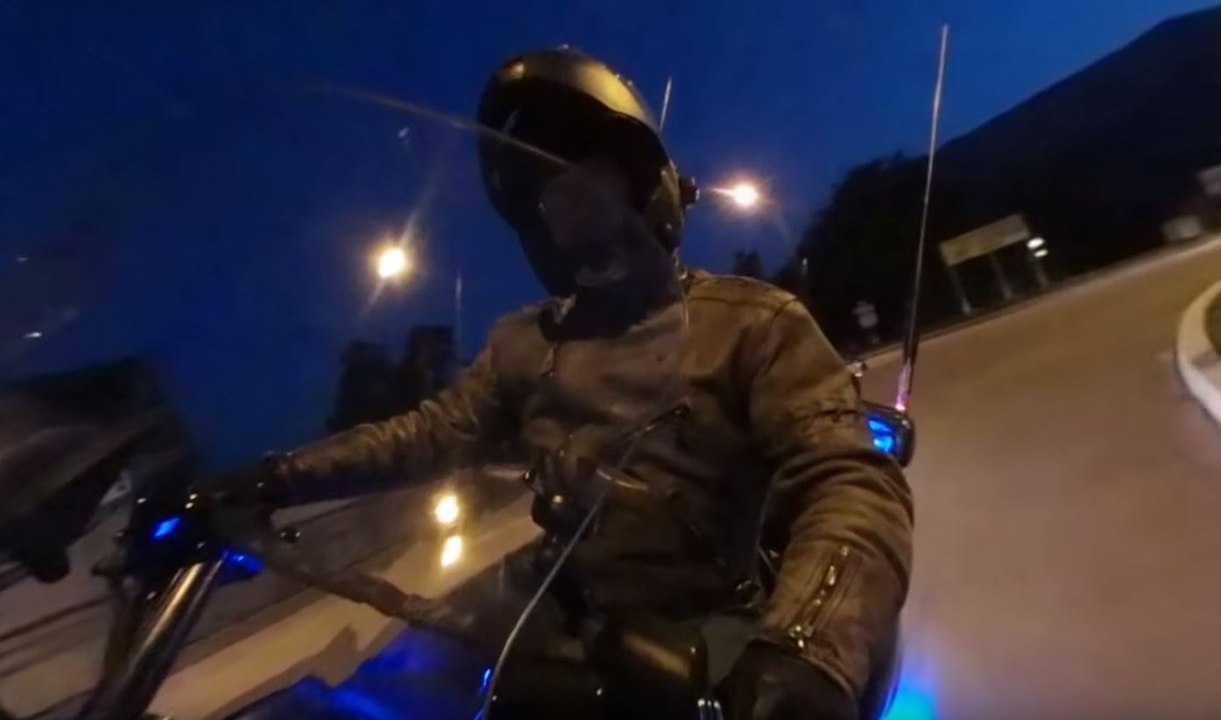 Samsung Gear 360 de nuit - Goldwing 1800 - Hayadada