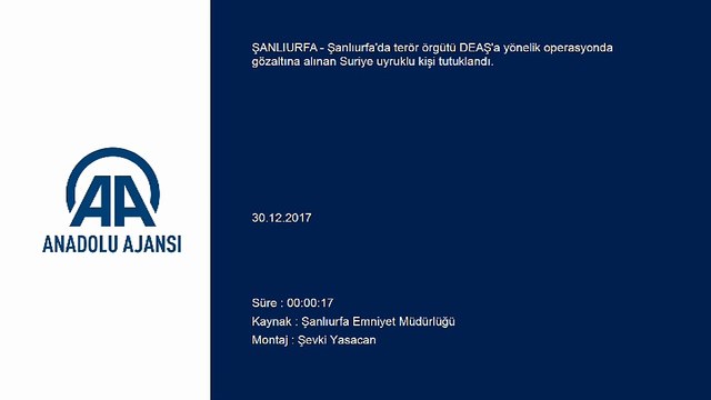 Suriye uyruklu DEAŞ şüphelisi tutuklandı - ŞANLIURFA