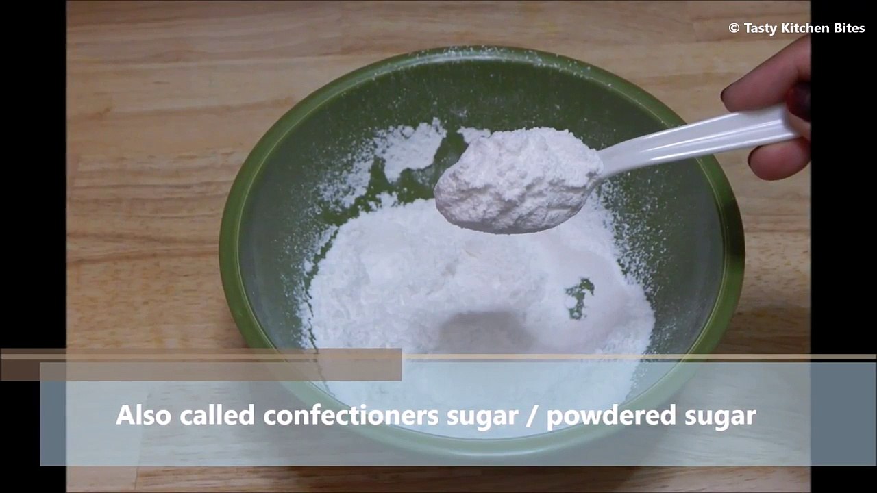 How to make Icing Sugar / Confectioners Sugar / Powdered Sugar Recipe at home