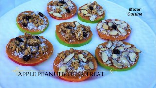 Healthy And Easy Snack Idea For Weight Loss Diet, Ø´ÛŒØ±ÛŒÙ†ÛŒ Ø±Ú˜ÛŒÙ…ÛŒ Apple & Peanut Butter Cookie