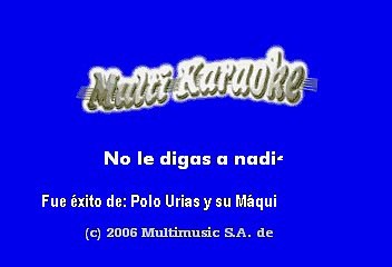 Polo Urias Y Su Maquina Norteña - No Le Digas A Nadie (Karaoke)