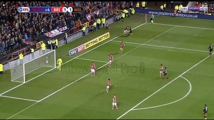 Bristol City 1 - 2 Wolverhampton Wanderers