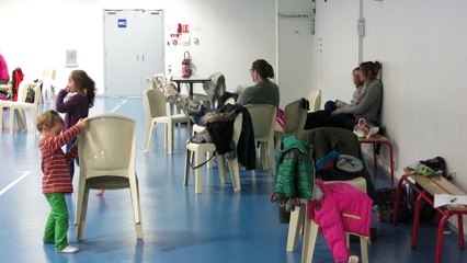 Dans la salle d'hébergement d'urgence à Albertville (2)