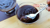 Homemade Creamy Chocolate Pudding - Pudding Dessert Recipe Egg less by (HUMA IN THE KITCHEN)
