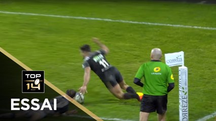 TOP 14 - Essai Nadir MEGDOUD 1 (CAB) - Brive - Montpellier - J14 - Saison 2017/2018