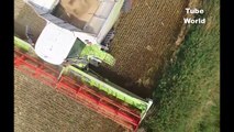 Intelligent Technology Farming /Huge Modern Harvesting Machines
