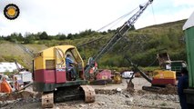 Ruston Bucyrus 10-RB dragline working