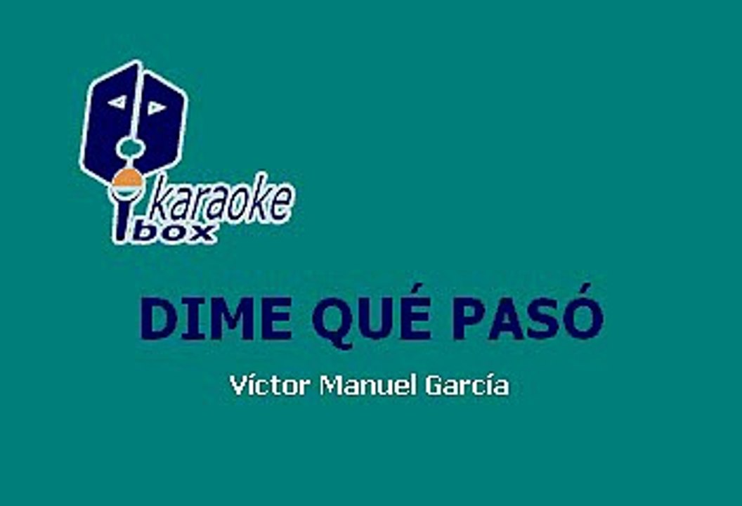 The Latin Brothers - Dime que pasó (Karaoke)