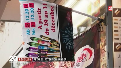Réveillon : attention aux pétards