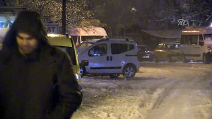 Kar yağışı etkili oluyor - KIRKLARELİ
