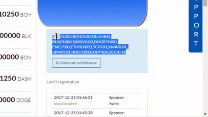 Victorycoin.cash Free bitcoin Get 5% a day from the deposit forever Signup Bonus