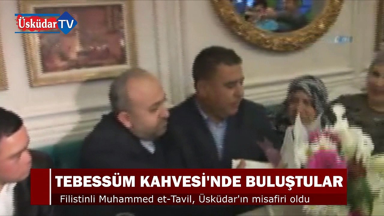 Filistin'li Down Sendromlu Muhammed Tebessüm Kahvesi'ni ziyaret etti