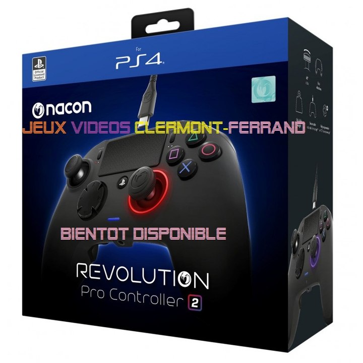 Jeux vidéos Clermont-Ferrand sylvaindu63 - présentation de la manette nacon 2 ps4 pro