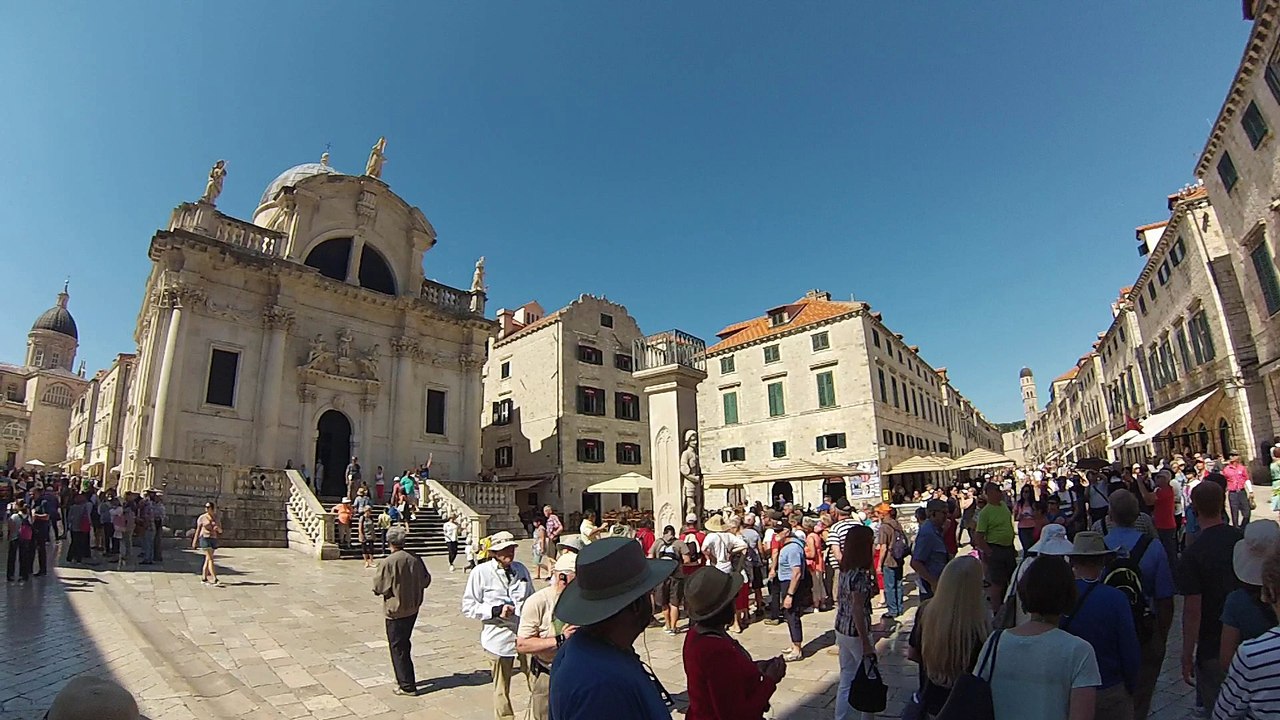 Dubrovnik la vieille ville fortifiée de Croatie