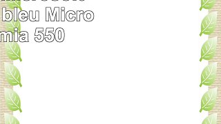 Mozo 550BBU Étui à rabat pour Microsoft Lumia 550 bleu Microsoft Lumia 550