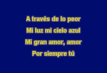 Christina Aguilera - Por Siempre Tú (Karaoke)
