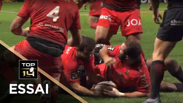 TOP 14 - Essai Eric ESCANDE (RCT) - Toulouse - Toulon - J14 - Saison 2017/2018