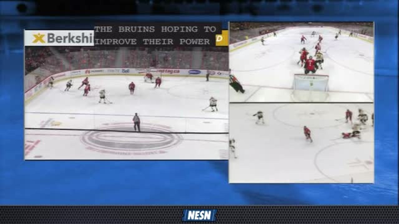 Berkshire Bank: Bruins' Improved Power Play Leads Goal Vs. Senators