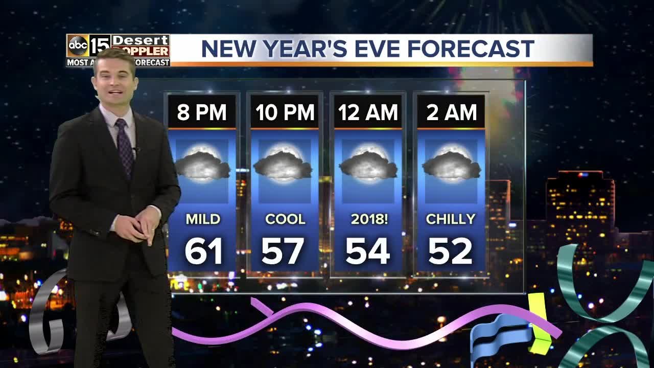 Warm temps for the Valley New Years weekend