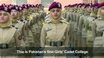 Pakistan's girl cadets dream of taking power