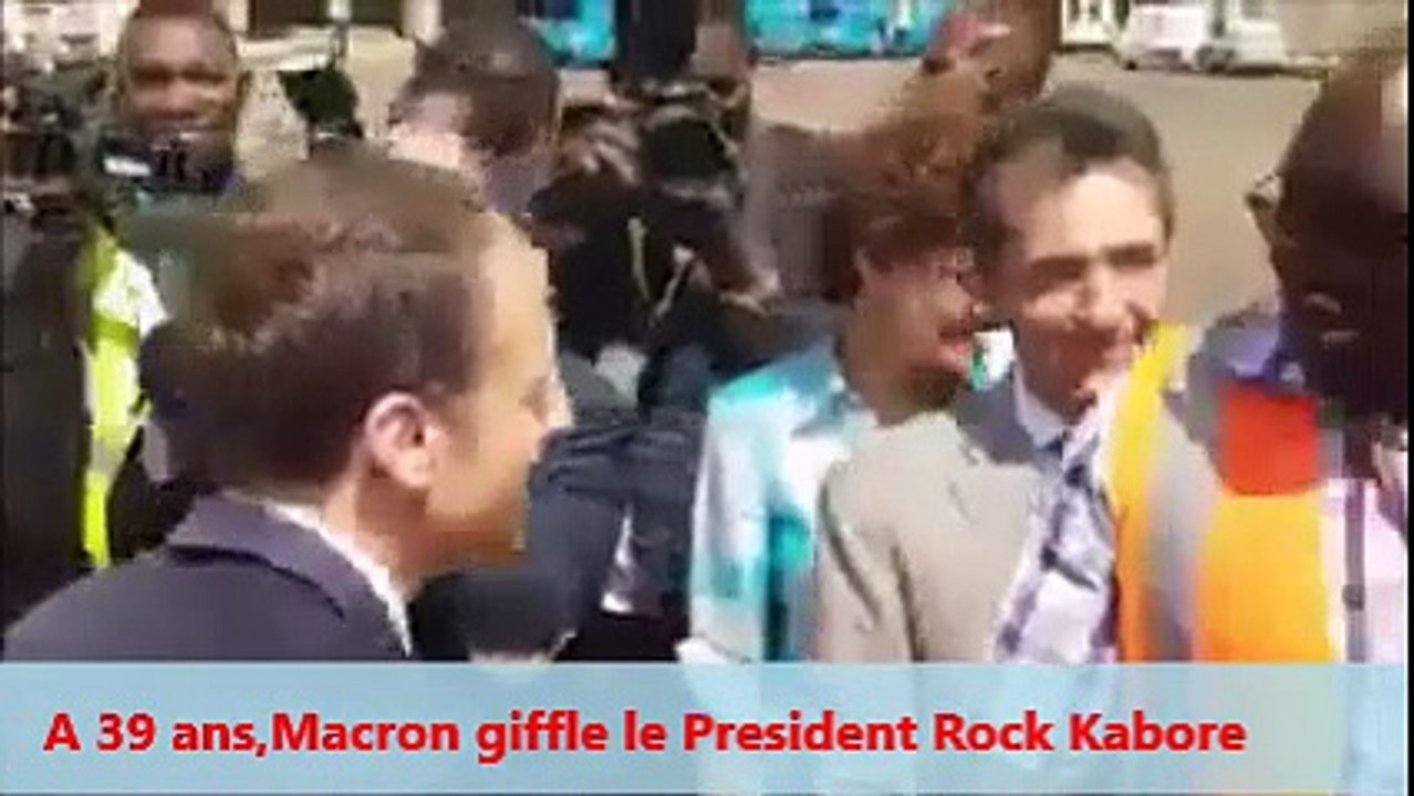 President Macron humilie les leaders Rock Kabore a l'universite de Ouaga