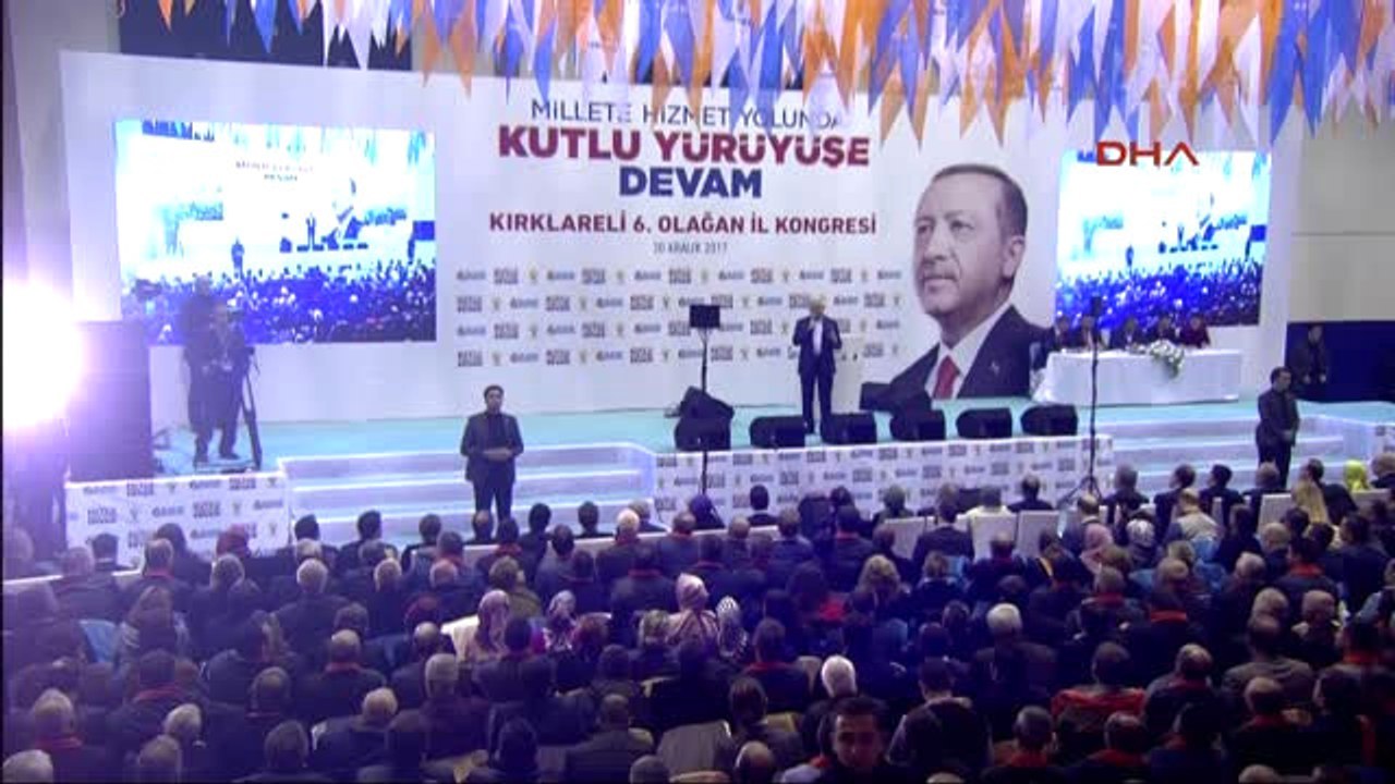 Kırklareli Başbakan Yıldırım AK Parti Olagan İl Kongresi'nde Konuştu -3