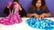 1 GALLON OF JELLY CUBE SLIME VS 1 GALLON OF JELLY CUBE SLIME - MAKING GIANT CLEAR SLIMES
