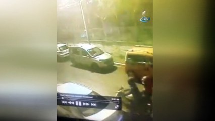 1 dakikada motosiklet hırsızlığı kamerada