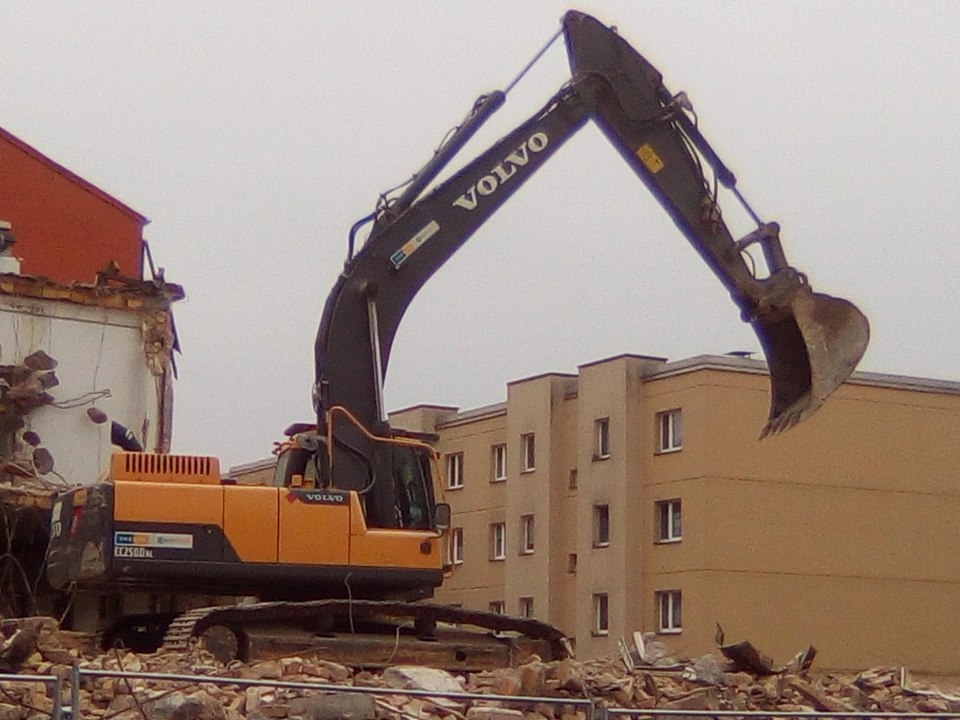 Platz machen für den Rathausneubau in Bernau