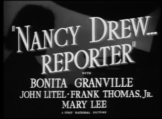 Nancy Drew... Reporter (1939) DETECTIVE part 1/2
