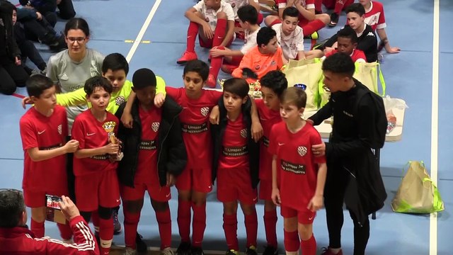 Tournoi de Noël 2RFC 2017 : Remise des trophées (U13)