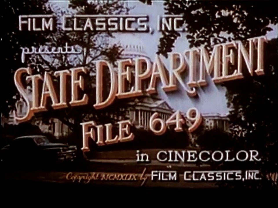 State Department: File 649 (1949) WILLIAM LUNDIGAN part 1/2