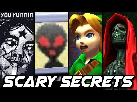Top 10 CREEPY SECRETS in Nintendo Games (3DS, Wii, N64)